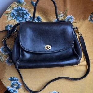 Vintage Coach Leather Crossbody Purse